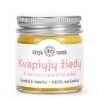 Natūralus, aromaterapinis kvapiųjų ŽIEDŲ kremas veidui, su bičių vašku